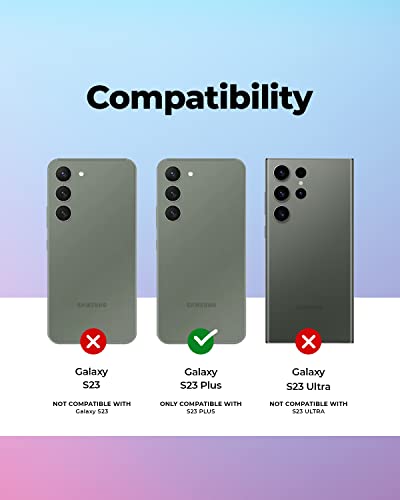 Image of X-Doria RAPTIC Galaxy S23 Plus Case, Shield (Anodized Aluminum, TPU & Polycarbonate) Protection Case /Cover Designed for Galaxy S23 Plus /Galaxy S23+ (6.6 -Inch) (2023) - Iridescent