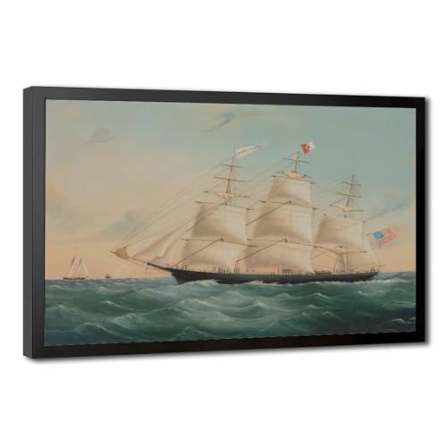 Affiche Clipper Ship Queen of Clippers par William Gay Yorke tableau vintage marine pour salon