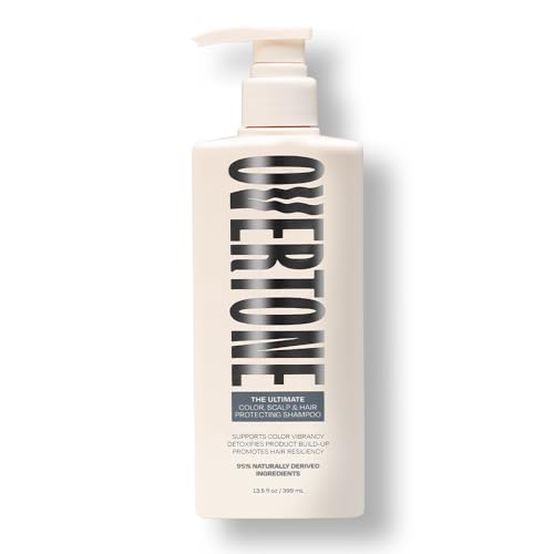 Image of oVertone The Ultimate Shampoo: Hydrating & Strengthening Hair & Scalp Conditioner, Supports Color Longevity, Invigorating Tea Tree & Peppermint, Vegan & Cruelty-Free