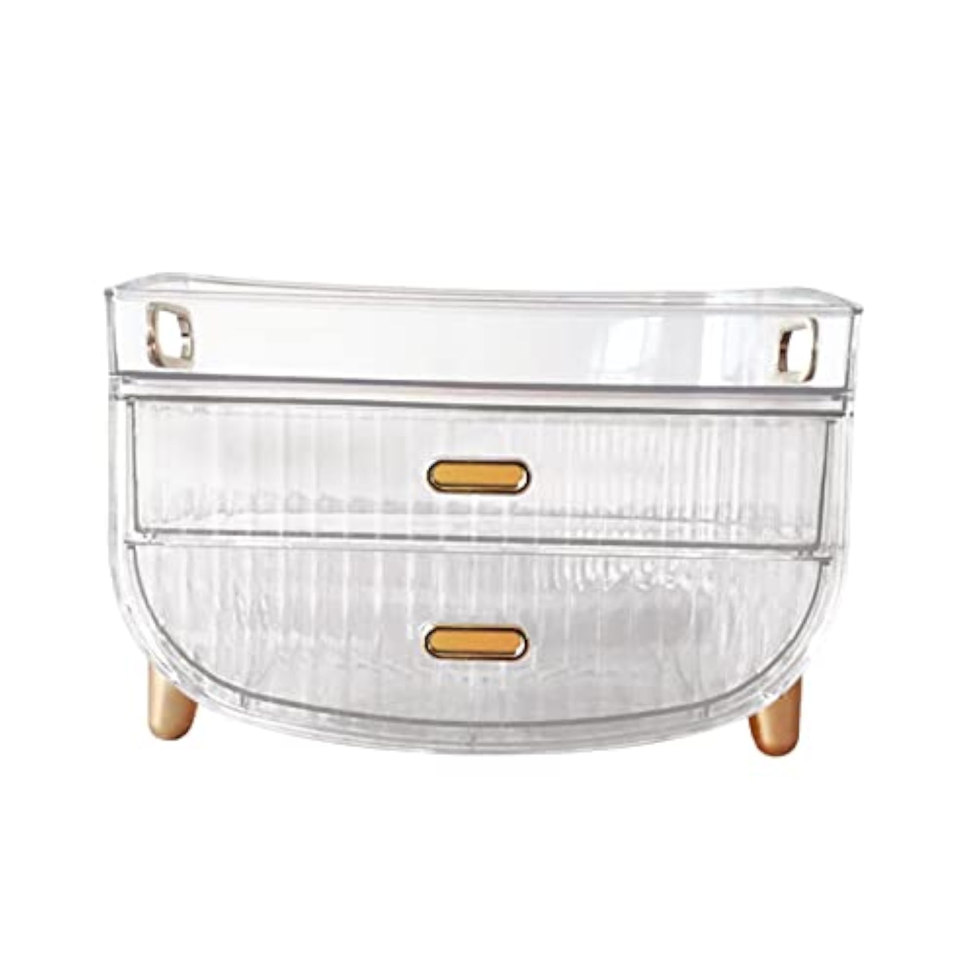 Clear Desktop Makeup Organizer Caddy
