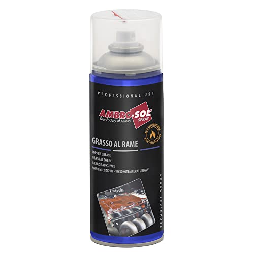 AMBRO-SOL, Grasa al Cobre, Spray 400 ml, El embalaje puede variar
