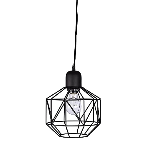 Plafonnier lampe suspendue moderne E27 luminaire fer couloir restaurant