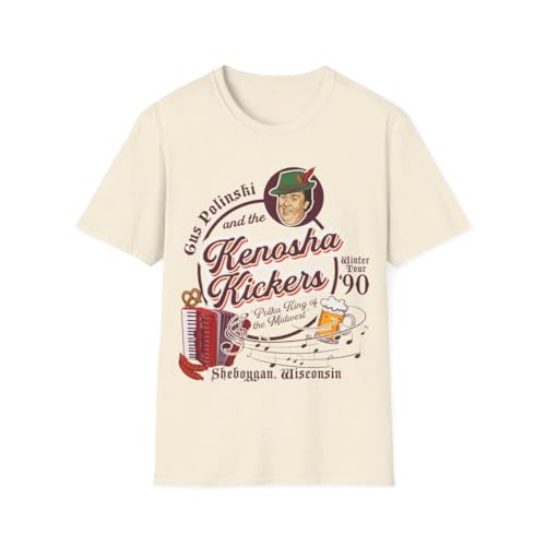 Vintage Band Tour Unisex T-Shirt, Home Alone Gus Polinski Kenosha Kickers Tee, 90s Movie Fan Gift, Retro Musician Shirt