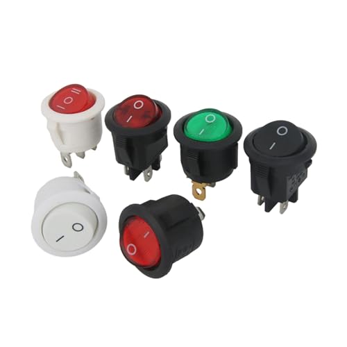 Interrupteur à bascule 12V avec éclairage LED commande ON-OFF 20MM - 3