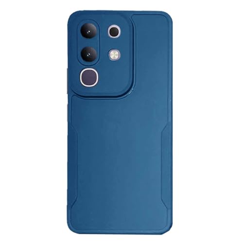 Image of Soft Back Cover Compatible with Vivo T4x 5G / iQOO Z10x 5G - Silicone Blue
