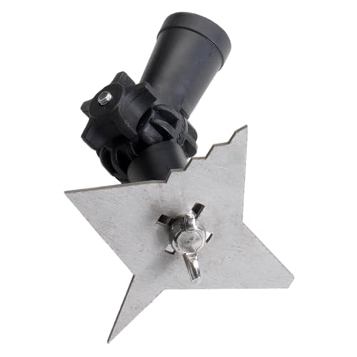 Maximex 4-Zack Fugenkratzer mit Teleskopstiel für Garten, Hof und Einfahrt Silber matt