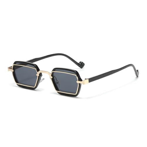 Lunettes de soleil rétro avec verres transparents et monture protectrice UV400