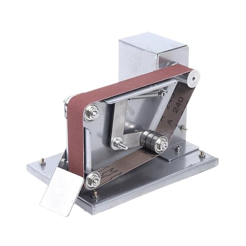 Lijadora De Banda Eléctrica Mini Con Motor 795, Afiladora Escritorio, Pulidora Y Rectificadora