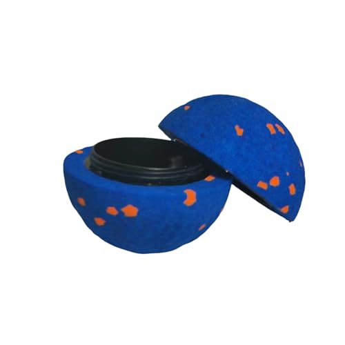 ACMEER 中大型犬 頑丈 天然ゴム 犬用玩具 犬ボール専用 交換用外殻 犬ボール 強化型 犬おもちゃ 自動 ウィキッドボール インタラクティブおもちゃ お留守番に 運動不足対策 (青の詰め替え)