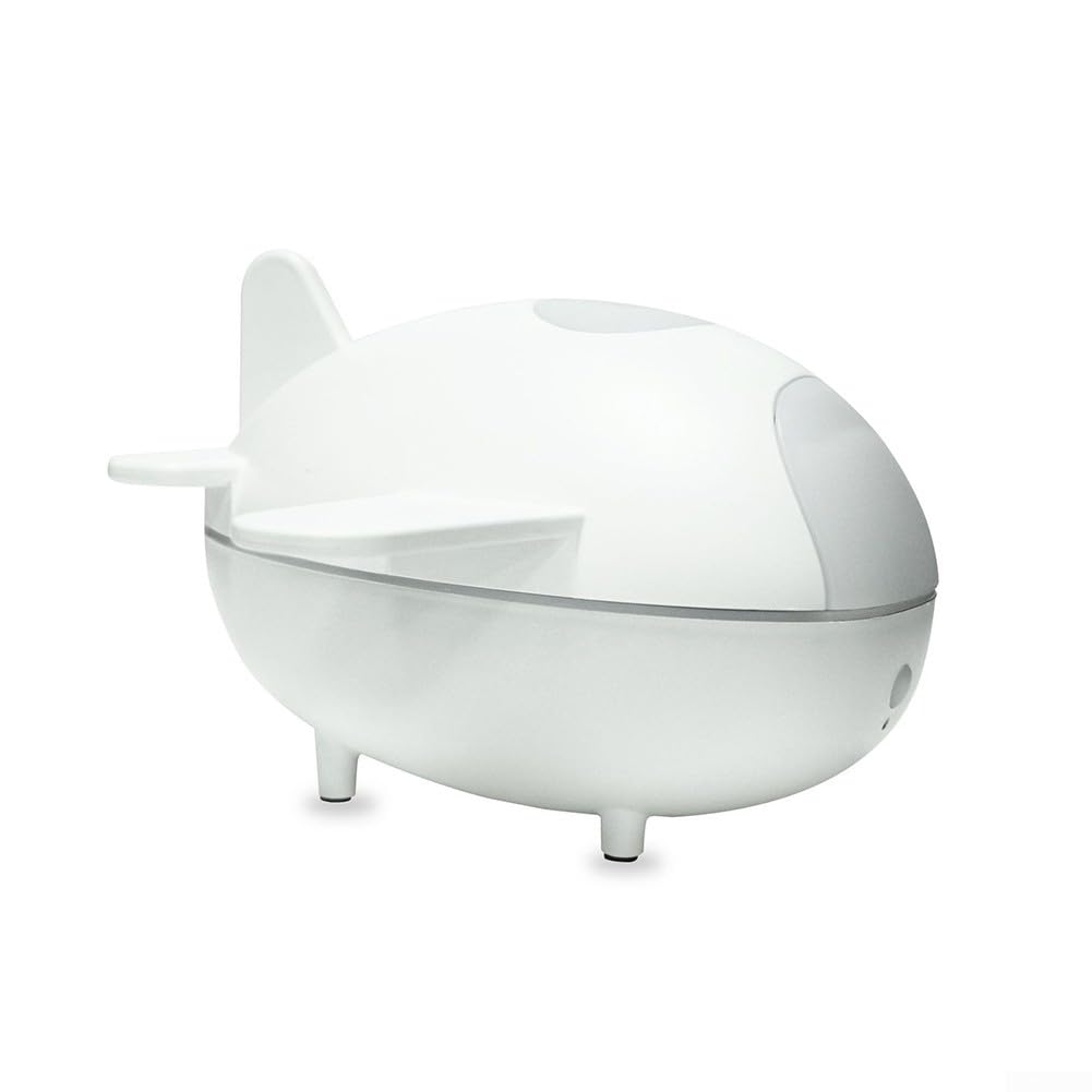 GLOBALHUT Difusor Aceites Esenciales Avión USB con Mando(White)