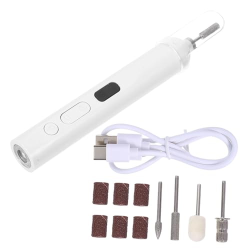 DECOMELODY Perceuse à Électrique Avec Lampe Sèche-vernis Outils De Manucure Et Pédicure Multifonctionnels Pour Maison Et Salon Économie Séchage Rapide
