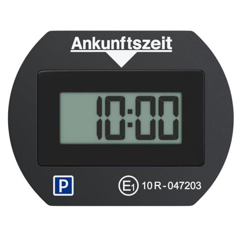 Needit elektronische Parkscheibe Park Lite I automatische Parkscheibe elektrisch mit Zulassung vom Kraftfahrt-Bundesamt I Digitale Parkuhr mit 2 Displays & vielen Funktionen langlebig & zuverlässig