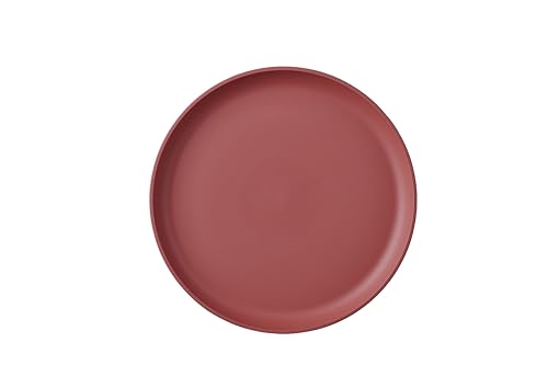 Mepal - Plato de desayuno Silueta - Apto para lavavajillas y microondas - Platos de plástico - Platos llanos - Vajilla - 23 cm - Vivid mauve