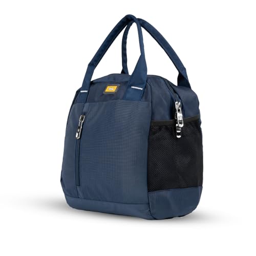 Image of FLUXY Lunch Bag for Men & Women | Waterproof, Leakproof Lunch Box Tote | Spacious Tiffin Bag for Office, School, Travel & Picnic (Blue)