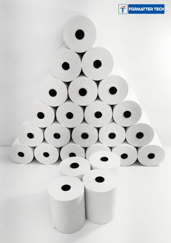 Image of WIZE PRIME 79MM x 50 mtr (3 Inch) (70 GSM) Thermal Paper roll Ideal for Billing, POS Machine (FT-POS7950) (Pack of 25)