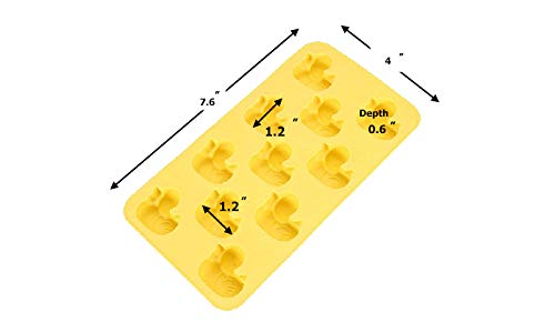 Funny Shaped Silicone Mold For Chocolate, Ice Cube Tray Party And Favors (Duck) #TOP2