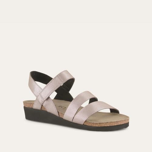 Image of NAOT Kayla Women's Sandals - Supportive 3-Strap Design with Backstrap, Cork & Latex Footbed - Arch Support - Travel-Friendly Comfortable Walking Sandals for All-Day Wear