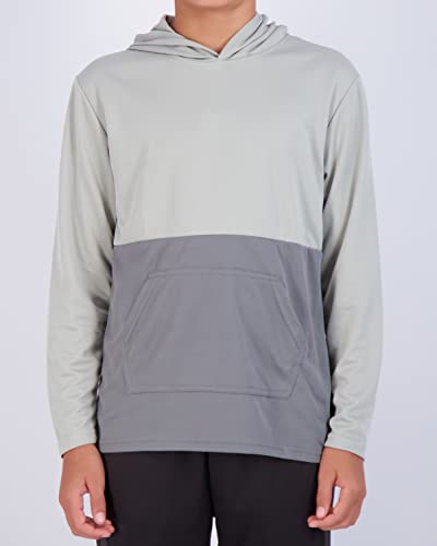 3 Pack: Boys Hoodies Sweatshirts Girls Youth Boy Teen Mesh Dry Fit Long Sleeve Active Athletic Hoodie Sweatshirt Pullover Tops Gym Clothes Workout Wicking Kids Plain Warm Soft Kid -Set 8, M (8/10) #TOP2