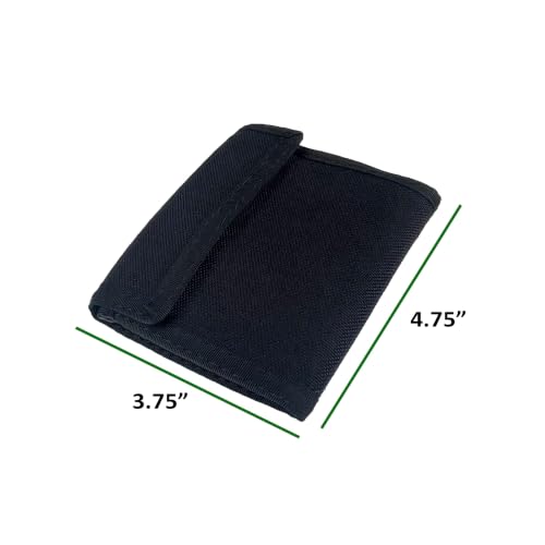 Image of Sprocket Nylon Bifold Wallet with Zippered Coin Pocket (Black)