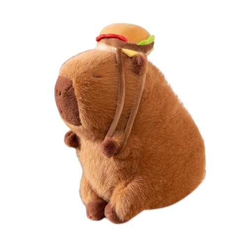 Cadeau idéal pour Pâques : peluche capybara réaliste 33 cm