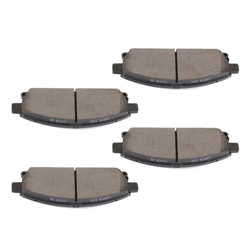 Front Semi-Metal Brake Pad Set ACZCR Pads w/Hardware:D855-7566