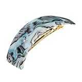 France Luxe Rectangle Volume Barrette - South Sea