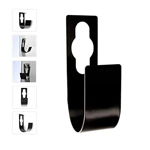 PLASTIFIC Wall Mounted Garden Hose Pipe Cable Hanger Holder Tidy Bracket Rack Fence Shed (Metal Hose Holder)