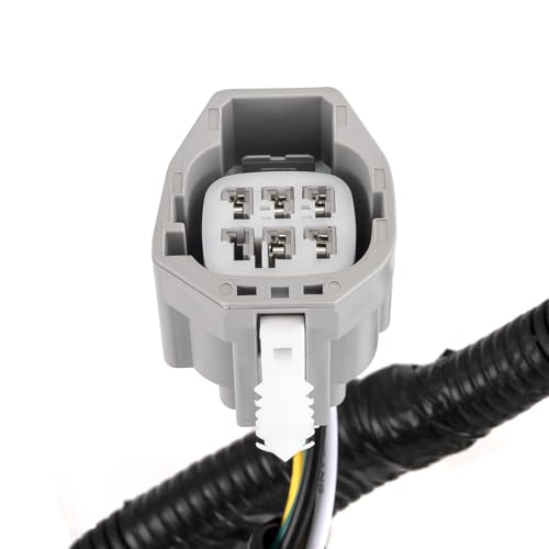 Image of Wsays 4-Pin Plug & Play Trailer Wiring Harness Compatible with Jeep Wrangler JK 2007-2018 (Excluding Fit Right Hand Drive, Limited Edition and Wrangler JL 2018) Connect Tail Brake Signal Turn Light