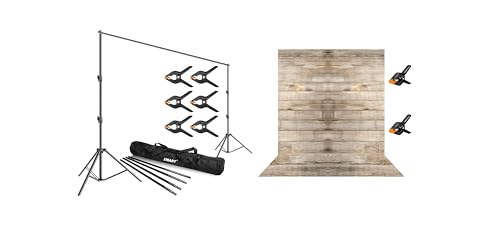 EMART Photo Video Studio Adjustable Photography Background Support System Kit