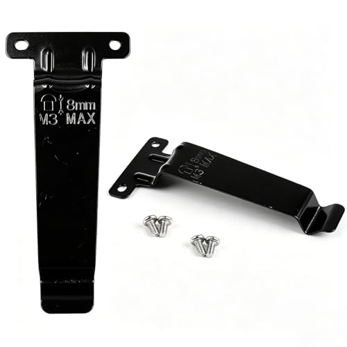 Clip ceinture radio ultra robuste pour Kenwood TK-2107 attache rigide avec vis