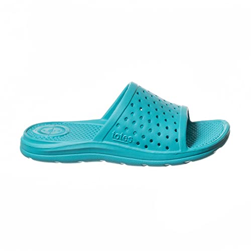 totes Kid's Everywear Ara Slide Sandal: Boy's and Girl's Vented Lightweight and Springy Design, All-Day comfort with a Flexible Waterproof Footbed, Durable Scuff Resistants, Perfect for the Summer3