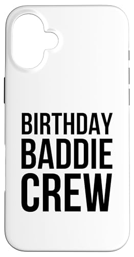 Birthday Baddie Crew fB[X 킢ap[eB[ X}zP[X iPhone 16 Plus p