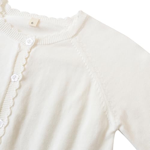 Girls Cardigan Sweater Long Sleeve Uniform Cropped Cardigan Casual Kids Cardigan for Little Girls4