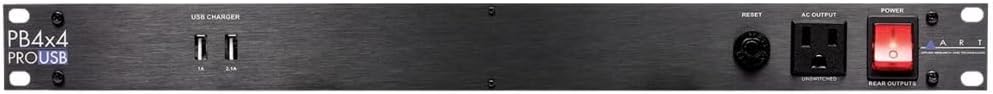 ARTPB 4x4 PRO USB Rackmount 9 Outlet Power Conditioner and Surge Protector