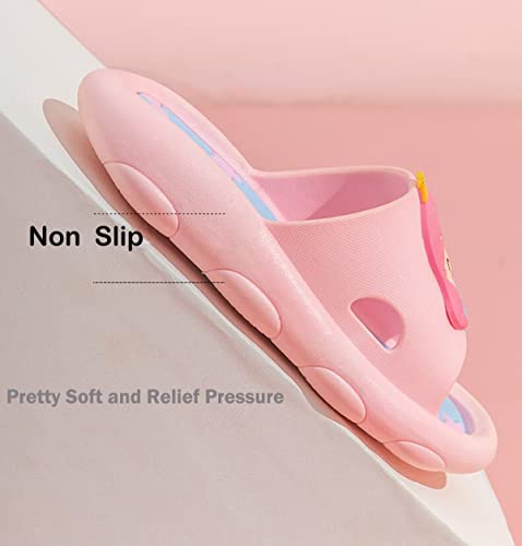 Girls & Boys Slide Sandals Slippers Kids Summer Non-Slip Beach Pool Shower Slippers Cute Water Shoes Slip On for Outdoor Bathroom