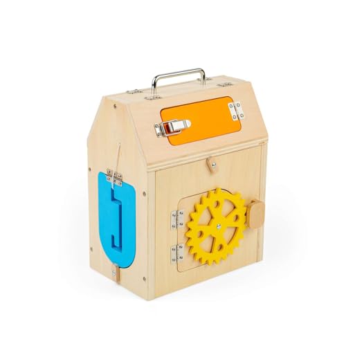 Cube d'activités en bois parfait pour offrir un cadeau éducatif et durable