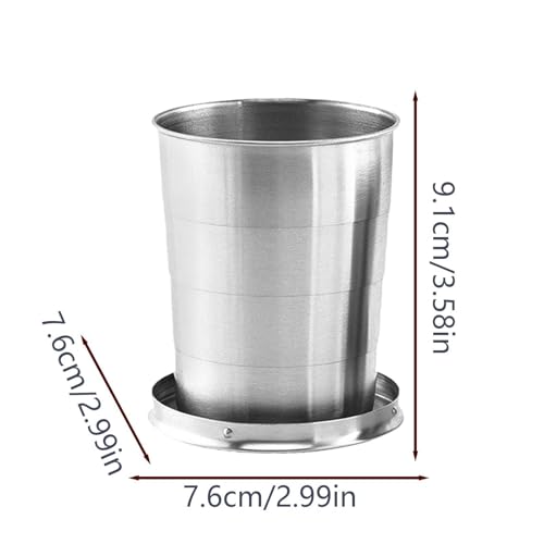Récipient boisson inox pour voyage et trekking compact