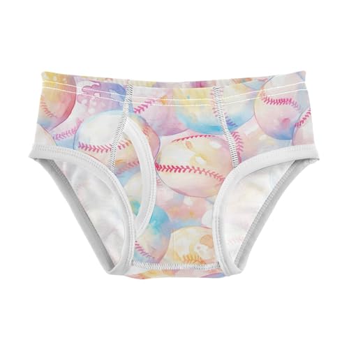KLL Baseball Pattern Toddler Boy Soft Briefs Cute Children Undies