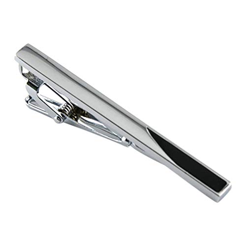 Westeng 1 Pieza Pulido Pisacorbatas para Hombres Pasadores de Corbata Sencilla y Generosa 6cm