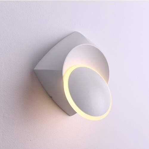 Genérico Lámpara de pared moderna, 5 W, luz LED blanca, lámpara de pie, aleación de aluminio, foco LED resistente al agua, Lámpara colgante
