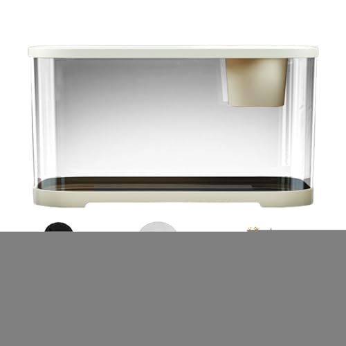 Aquarium,Aquarium Set - Komplettset Mit Zubehör Für Anfänger Erwachsene Guppys Quallen Kampffische Zimmer Schreibtisch Deko