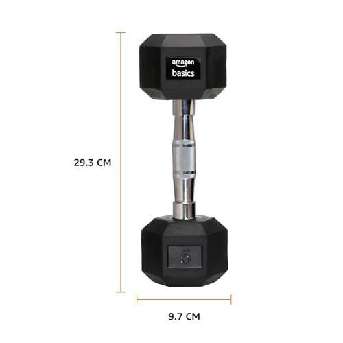 amazon basics Rubber Encased Hex Dumbbell (Image - 6)