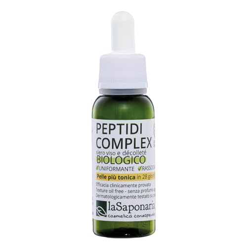Peptidi e cosmetica: il segreto per una pelle giovane e radiosa 4 La Saponaria | Siero viso Peptidi Complex con...