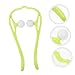 FONDOTIN Handheld Neck Roller Massager for Cervical Relief Portable Tool for Shoulder Exhaust and Fatigue for Home Office and Travel Use