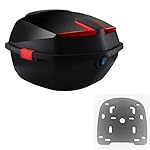 EVPORTS-48Lmotorcycle-Tail-Box-Top-Case-for-Helmet-Luggage-Waterproof-Motorcycle-Top-Box-Scooter-Universal-Storage-Trunk-Abs-Hard-ShellBlack