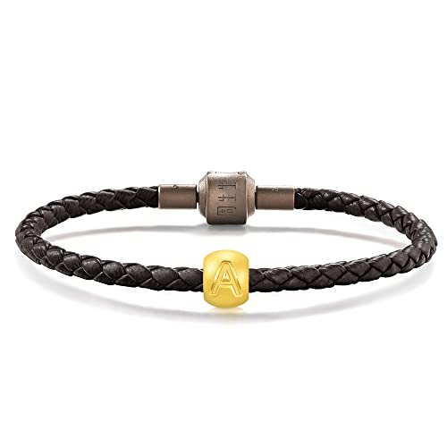 CHOW SANG SANG 999 24K Gold 'Alphabets' 999 Gold Mini Charm Letters and Symbol Mini Charm Bracelet for Women