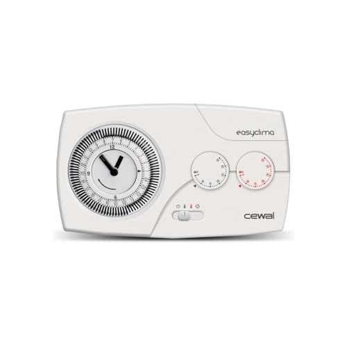 Cronotermostato a dos temperaturas con programador horario de caballeros