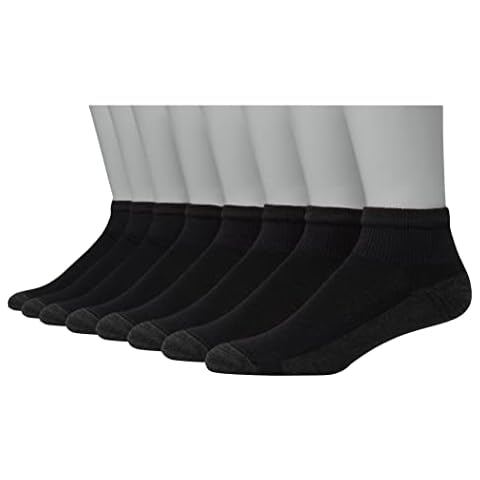 Hanes Men's Max Ultra Cushion Ankle Socks Cover