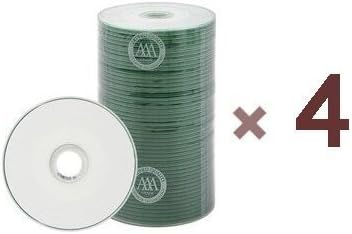 400 Prodisc Spin-X 32x MINI CD-R Blank Media 22Min 193MB White Inkjet Hub with Free Vinyl Sleeves