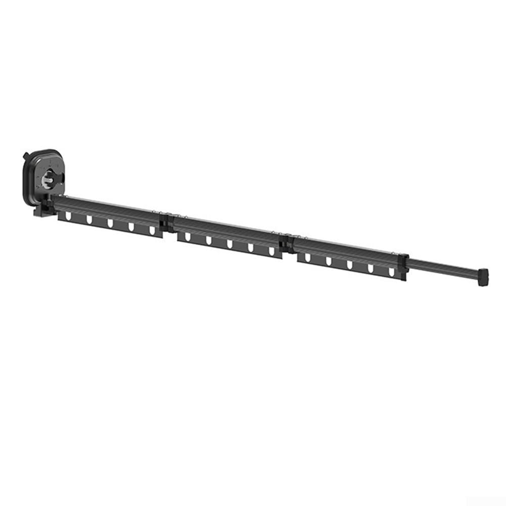 Aluminium Wäscheständer Wand Klappbar Schwarz Stabil(White)